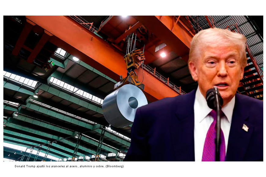 Trump modifica aranceles al acero, aluminio y cobre... pero mantiene la tasa en 50%