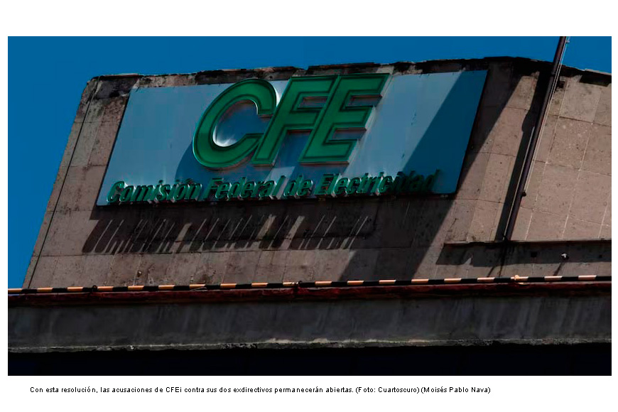 CFE gana batalla legal en EU: Seguirá juicio contra exdirectivos por contratos de gas natural