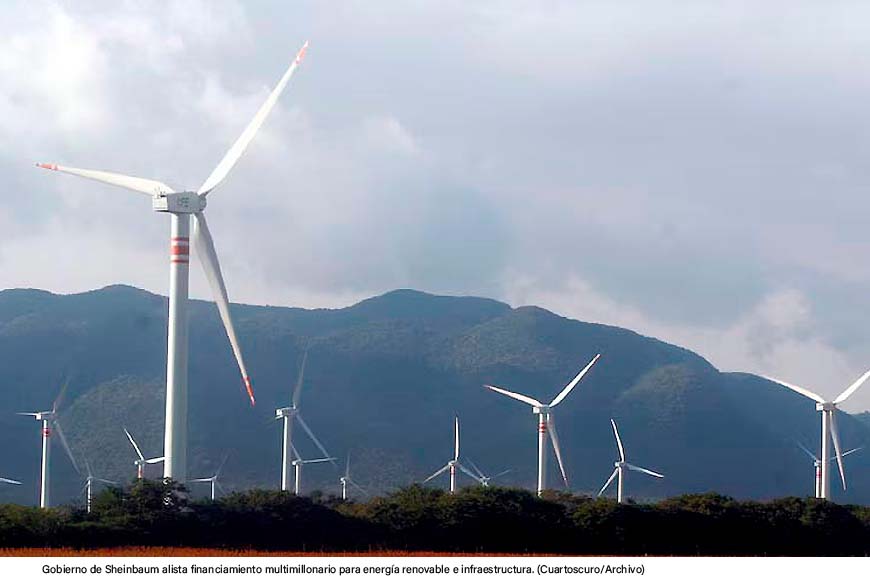 Banobras prepara bolsa de 80 mil mdp para impulsar proyectos de energía renovable en México