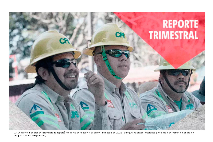 Gas natural y tipo de cambio frenan recuperación de la CFE
