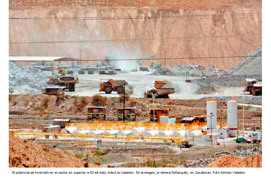 Minería cayó 7.2% en diciembre