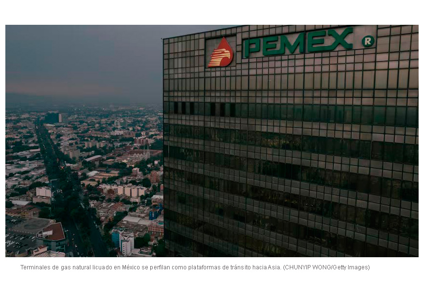 México explora reexportar gas estadounidense a Asia entre oportunidades fiscales y riesgos energéticos