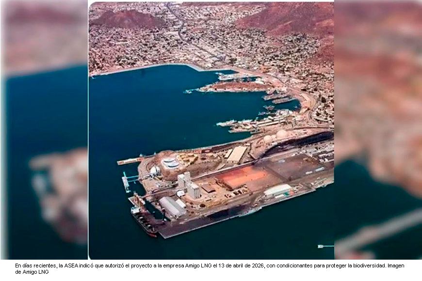 Cede México territorio de Guaymas, Sonora, para trasiego de gas de EU a Asia