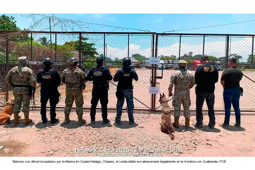 Chiapas, segunda entidad con más tomas clandestinas de hidrocarburos aseguradas en 2024