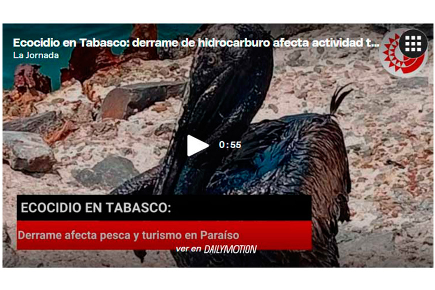 Culpa de Pemex, derrame en Tabasco
