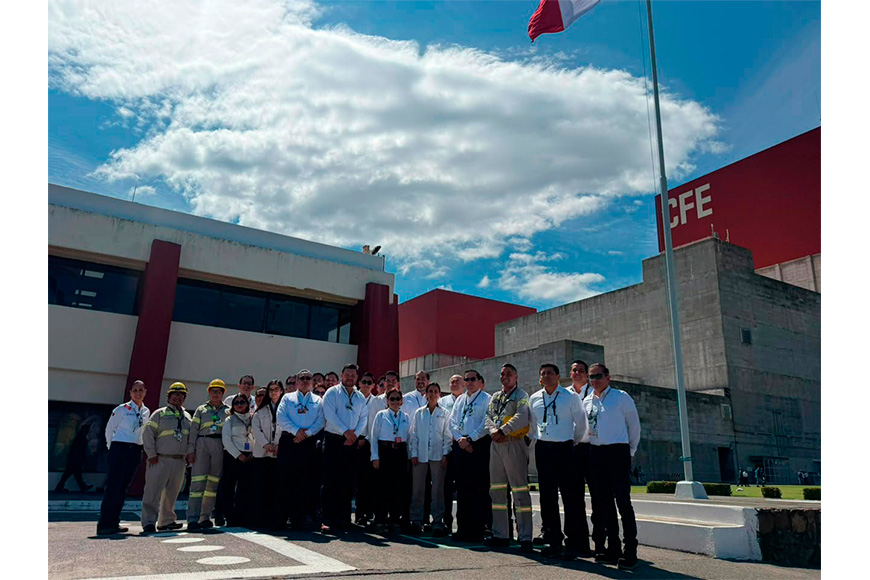 Secretaría de Energía y CFE realizan visita conjunta a Laguna Verde y atestiguan proceso de recarga de combustible nuclear