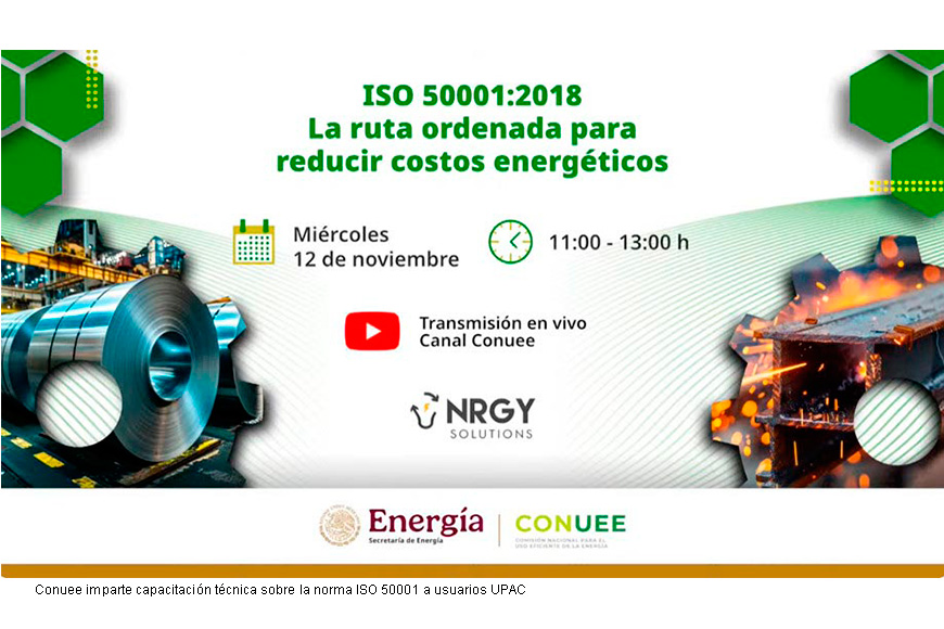 Conuee imparte capacitación técnica sobre la norma ISO 50001 a usuarios UPAC
