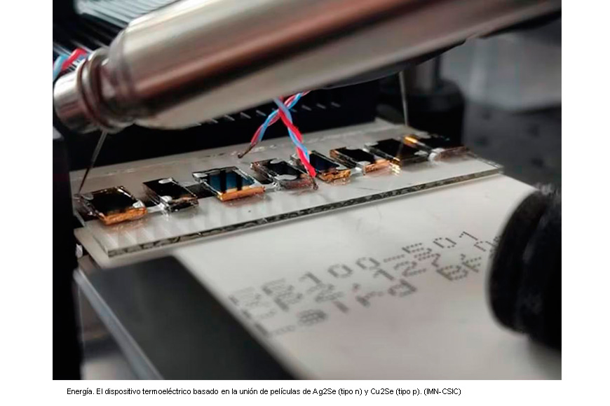 Desarrollan un procedimiento “sencillo, sostenible y escalable” para convertir calor residual en electricidad