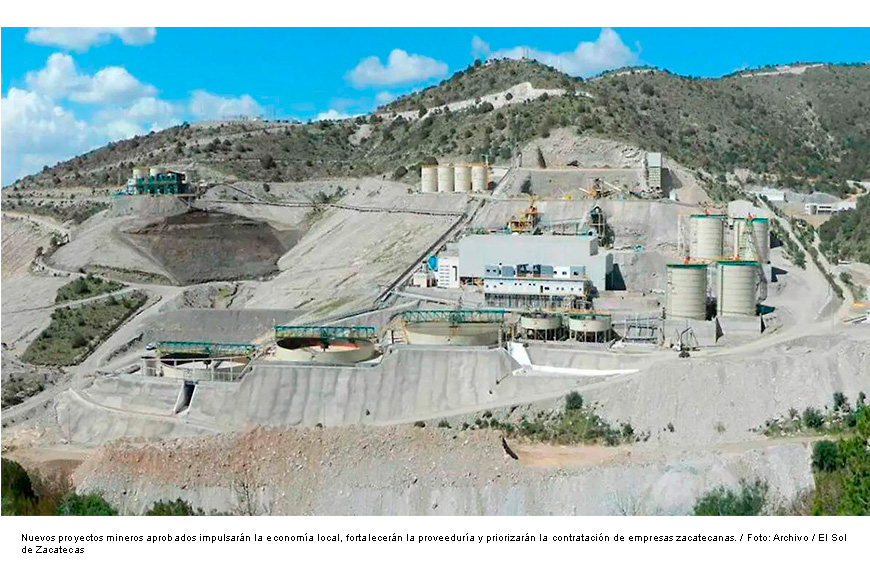 Zacatecas lidera inversión minera con seis mil 300 millones de dólares