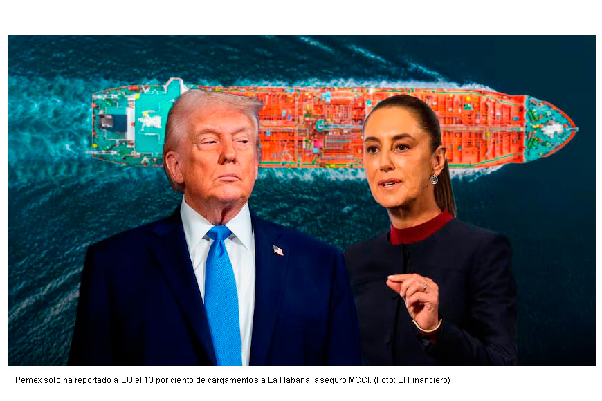 México ‘esconde’ a Trump envíos de petróleo a Cuba: Pemex reporta a EU el 13% de cargamentos a La Habana